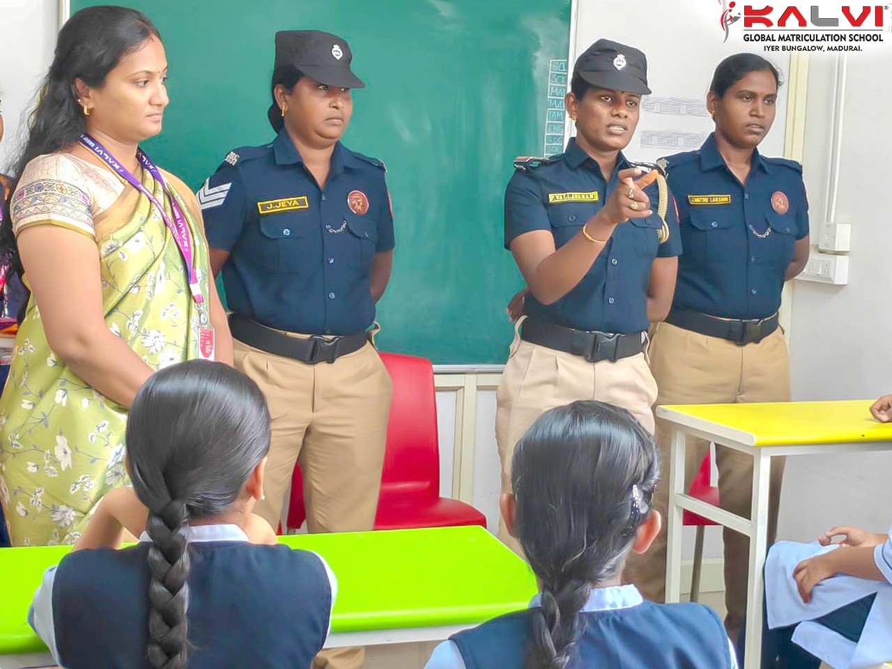 SingaPen Girls' Safety Awareness Programme -  KALVI GLOBAL MATRICULATION SCHOOL, IYYERBUNGALOW - MADURAI!!!
