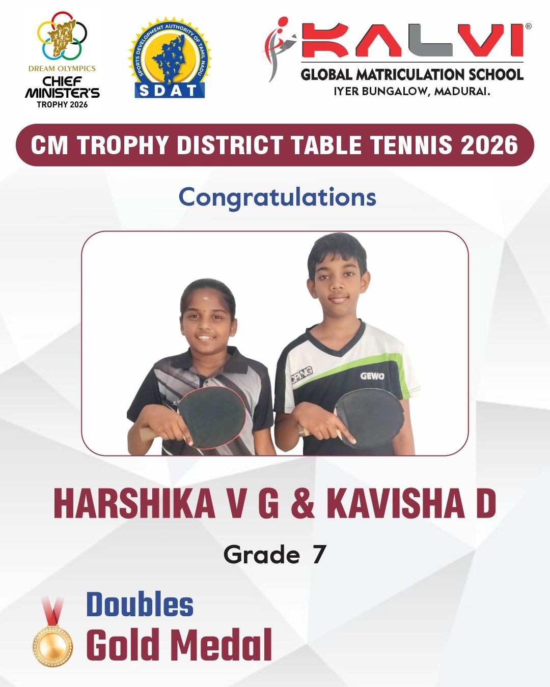CM TROPHY DISTRICT TABLE TENNIS 2026