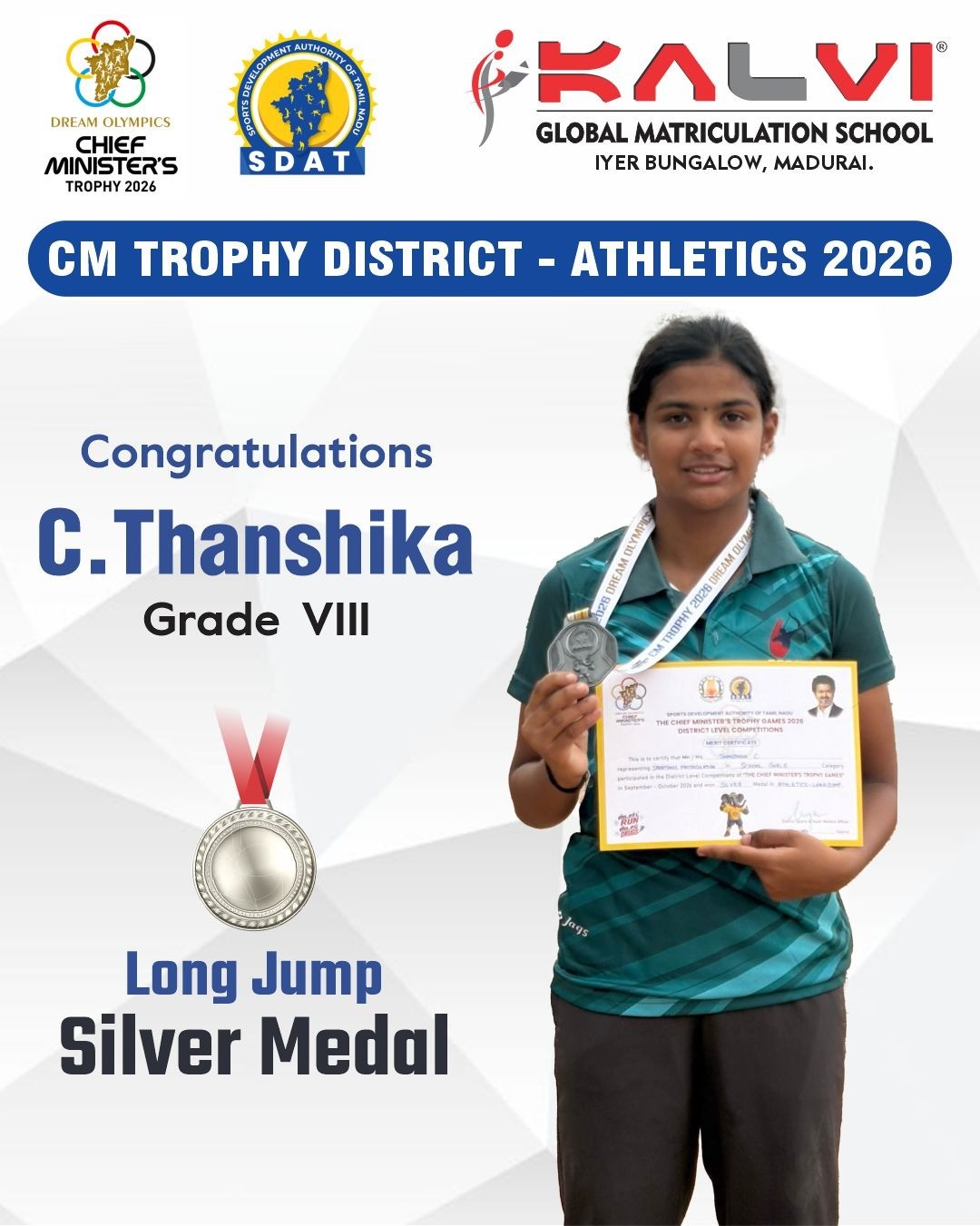 Champions - KALVI Global Matriculation School Iyyerbungalow-Madurai