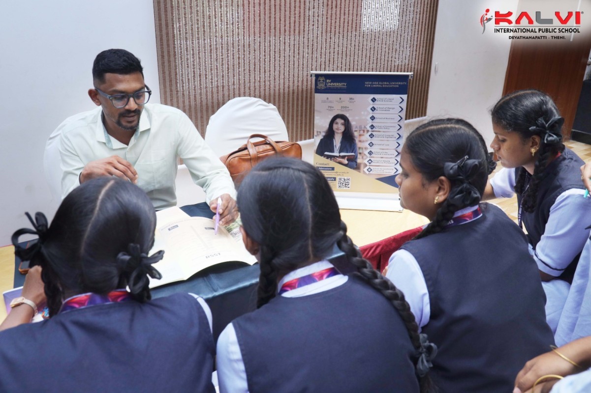 Welcome representatives from RV University  - KIPS, Theni
