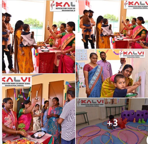 On the day of VijayaDasami, a warm welcome was given to the kids and parents by our team.